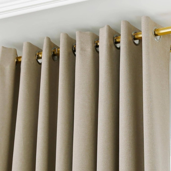 2 Pieces Blackout Curtains Living Room Long Panels Bedroom Thick - Image 3