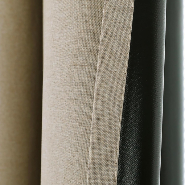 2 Pieces Blackout Curtains Living Room Long Panels Bedroom Thick - Image 2