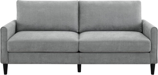 MB_FURNITURE 3 Piece Modern Living Room Sofa Set – Red/Grey - Image 3