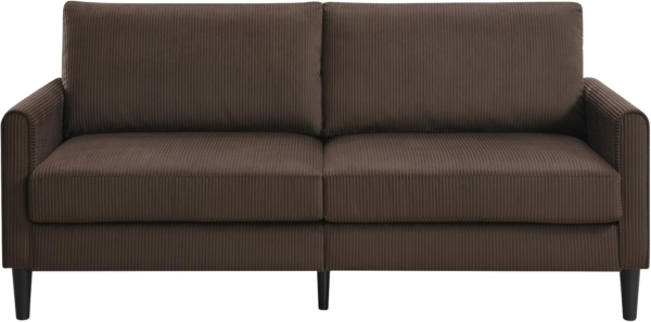Pan Emirates Home Furnishings Mosco 2 Seater Sofa 98X135X76 Cm Choco - Image 3