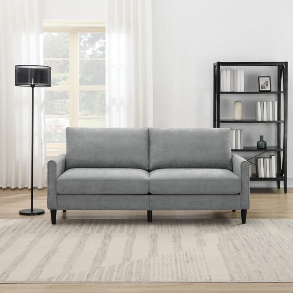 MB_FURNITURE 3 Piece Modern Living Room Sofa Set – Red/Grey - Image 5