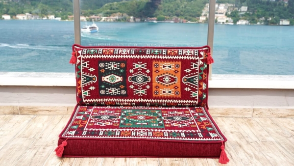 Indoor/Outdoor Arabic Majlis Sofa Set  Lounge Sofa  Floor Seating Set - Image 5