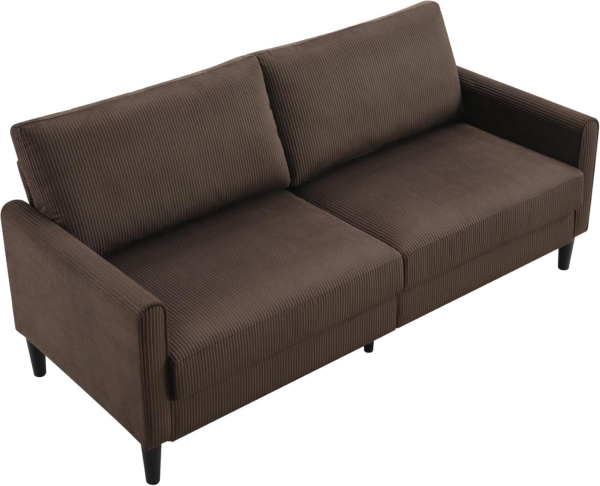 Pan Emirates Home Furnishings Mosco 2 Seater Sofa 98X135X76 Cm Choco - Image 7